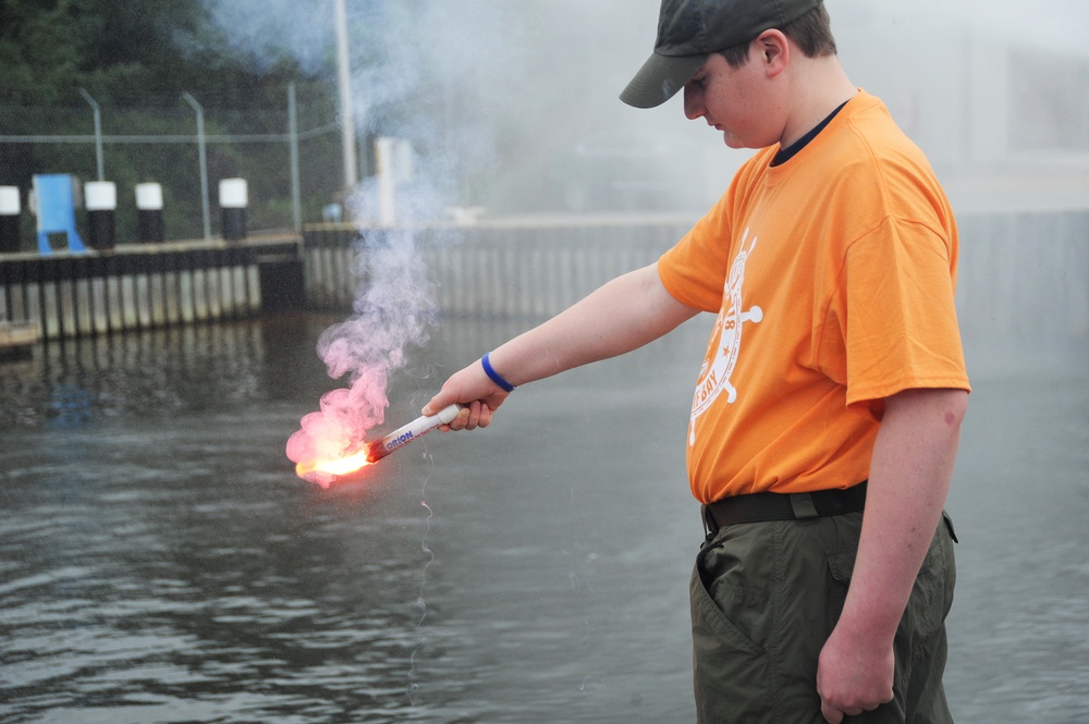 Sea Scouts Visit USCG Station Curtis Bay