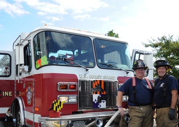 Coast Guard Auxiliary Firefighters Support Curtis Bay Event
