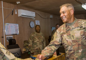 U.S. Army Lt. Gen. Michael X. Garrett visits Soldiers in Iraq and Egypt