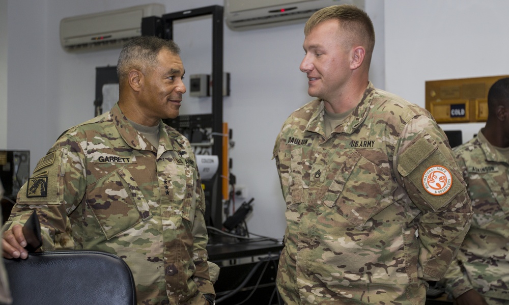 U.S. Army Lt. Gen. Michael X. Garrett visits Soldiers in Iraq and Egypt