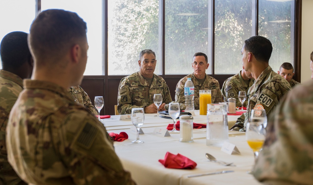 U.S. Army Lt. Gen. Michael X. Garrett visits Soldiers in Iraq and Egypt