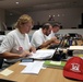 Corps teams monitor Hurricane Florence at the North Carolina Emergency Operations Center in Raleigh, North Carolina