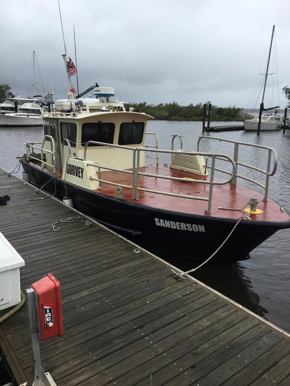 Wilmington District's Survey Vessel Sanderson is back in the water