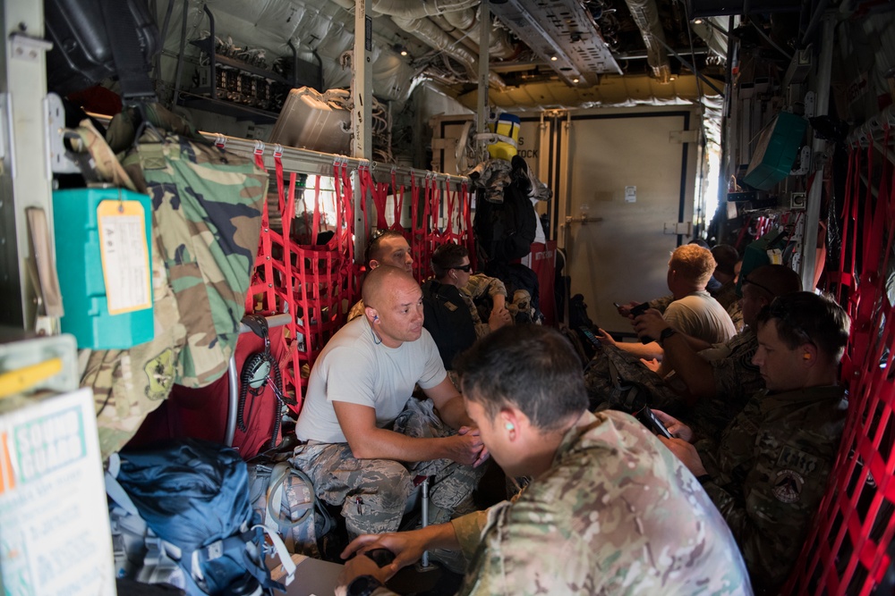 334th AEG pre-position for Florence response