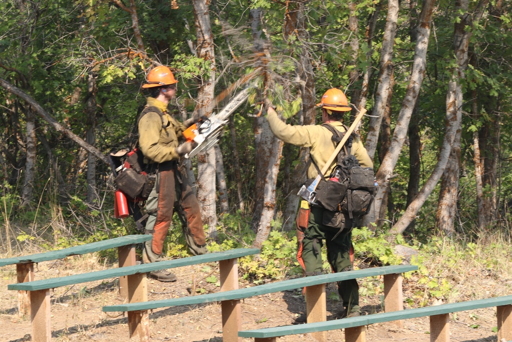 Fighting the Fire in Payson Canyon