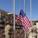 U. S. flags raised and lowered on Patriot Day 9/11 in Afghanistan