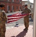 U. S. flags raised and lowered on Patriot Day 9/11 in Afghanistan