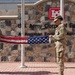 U. S. flags raised and lowered on Patriot Day 9/11 in Afghanistan