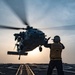 USS Jason Dunham (DDG 109) helo ops at sunset