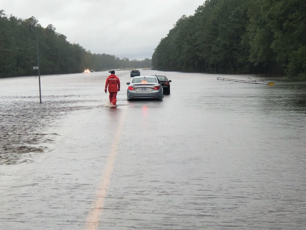 Coast Guard assists stranded motorists in North Carolina