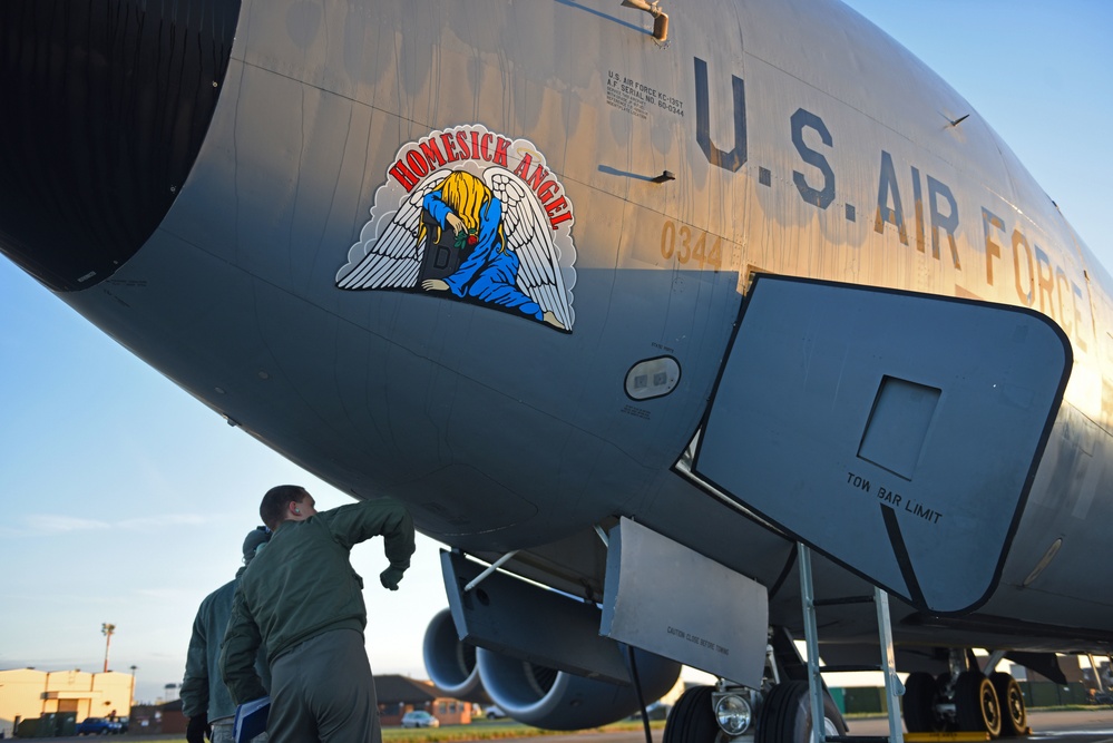 Bloody Hundredth support B-52 during Arctic flight