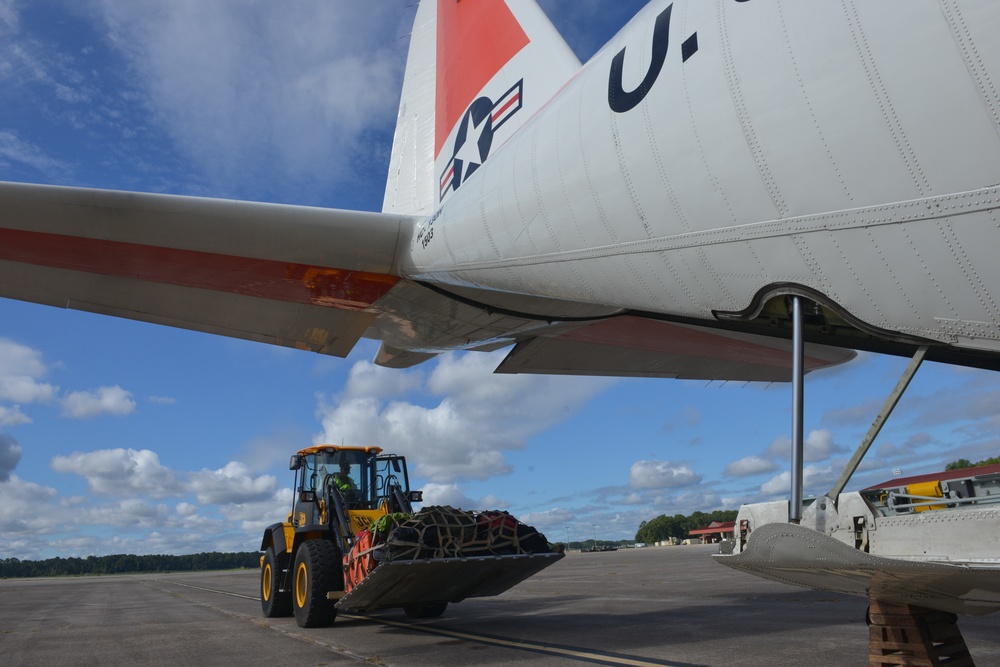 USCG Air Station Savannah loads crew and supplies in response to Hurricane Florence