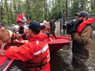 Coast Guard rescues people, pets near Riegelwood, N.C.