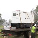 Corps contractors install temporary power to Hoke County, NC water treatment facility.