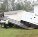 Corps contractors install temporary power to Hoke County, NC water treatment facility.