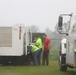 Corps contractors install temporary power to Hoke County, NC water treatment facility.