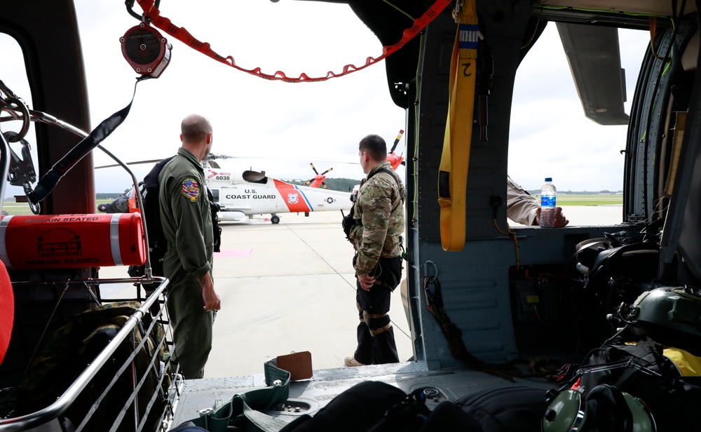 Air and Marine Operations (AMO), recovery relief efforts in Raleigh North Carolina