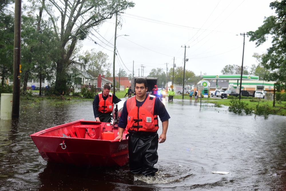 USCG responds to floods caused by Florence