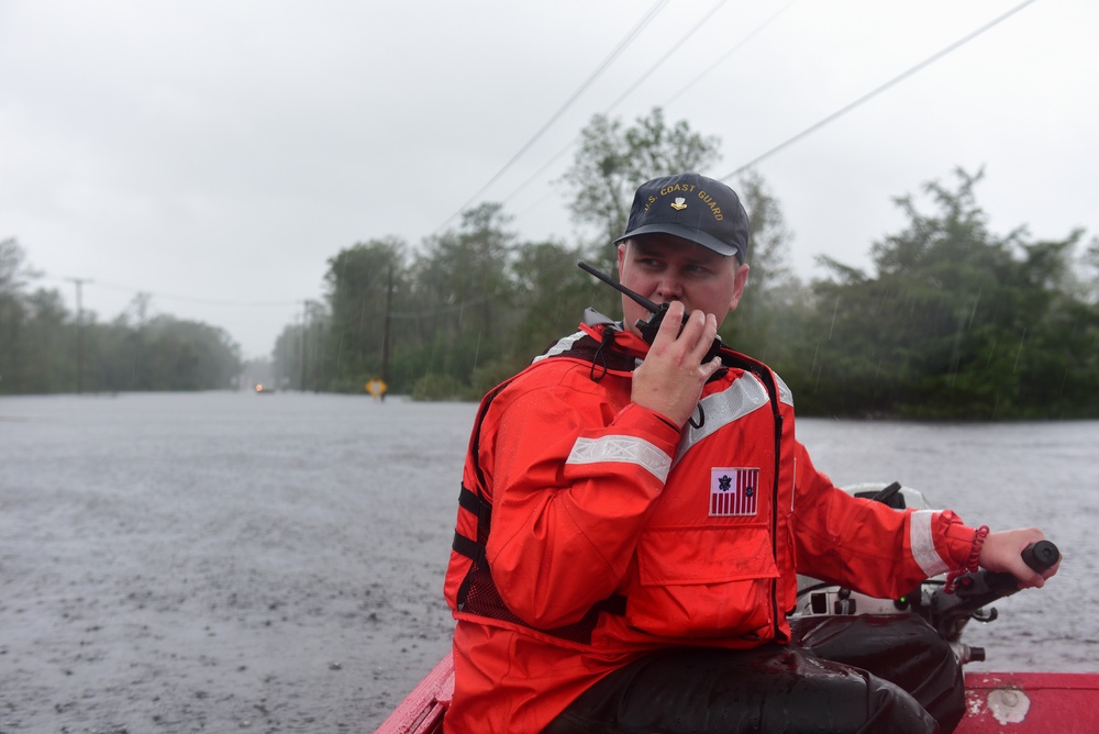 USCG responds to floods caused by Florence