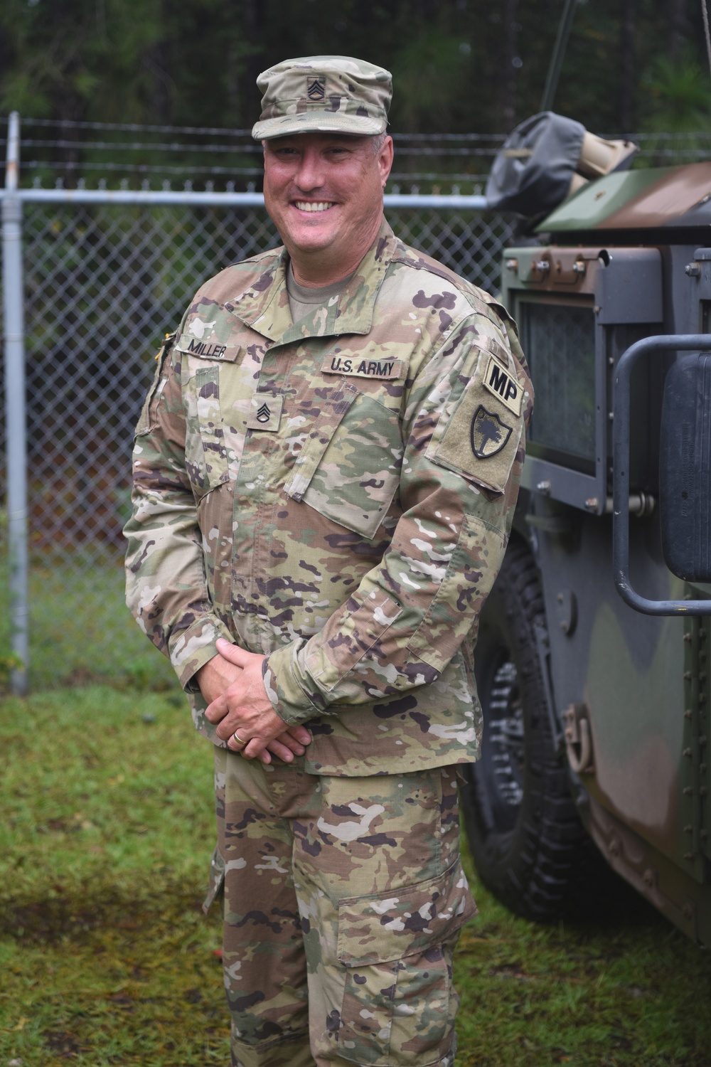 A time of emergency means it's time to serve for this South Carolina National Guardsman