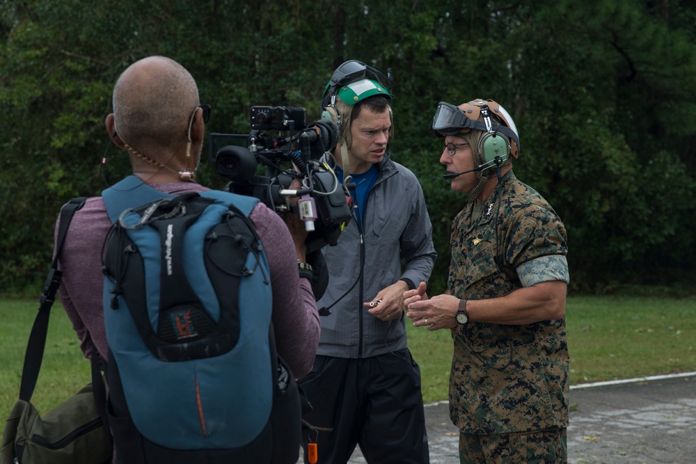 Aerial survey conducted after Hurricane Florence