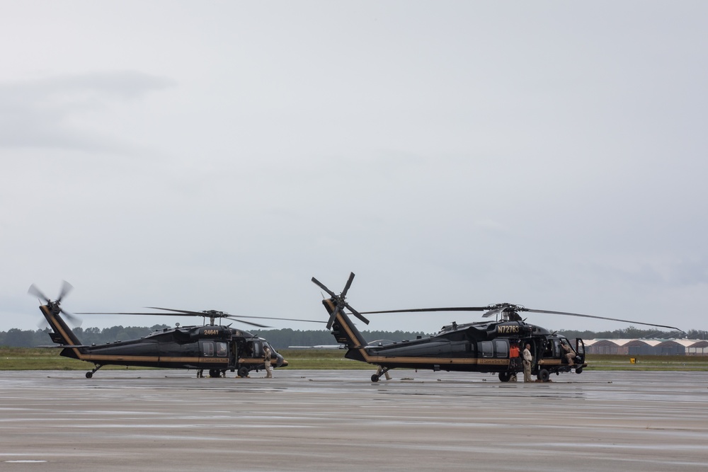 AMO assets arrive at Ft. McEntire to support Hurricane Florence relief