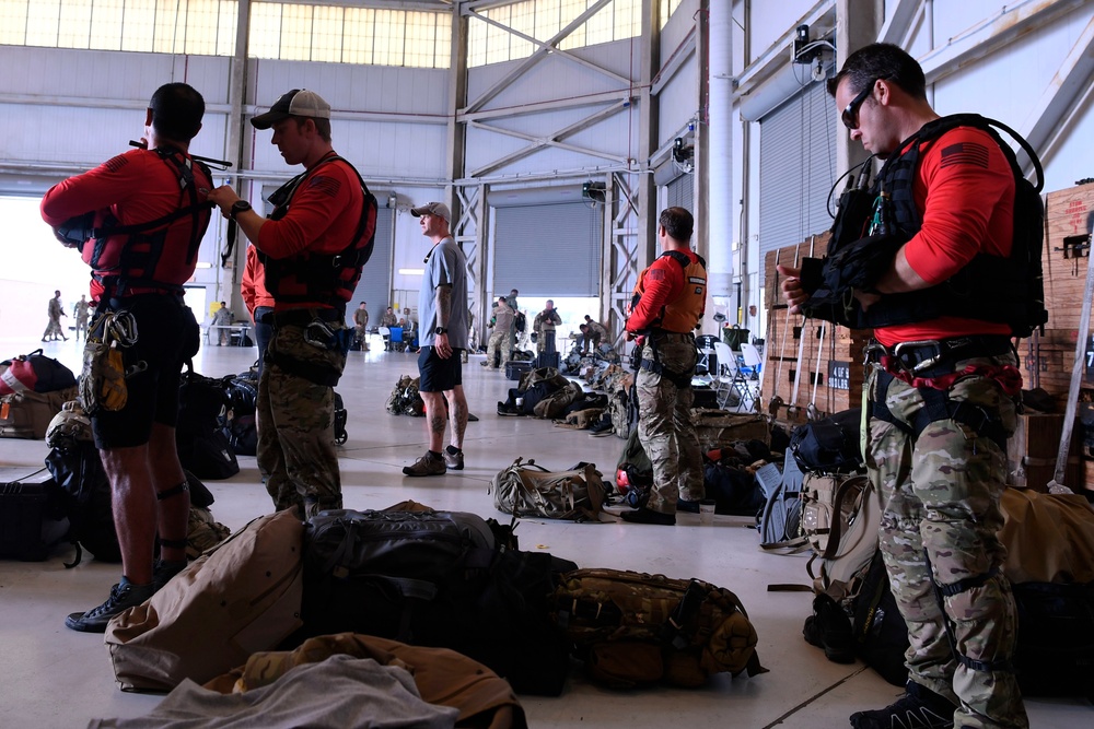 Search and Rescue Airmen prepare for Hurricane Florence response