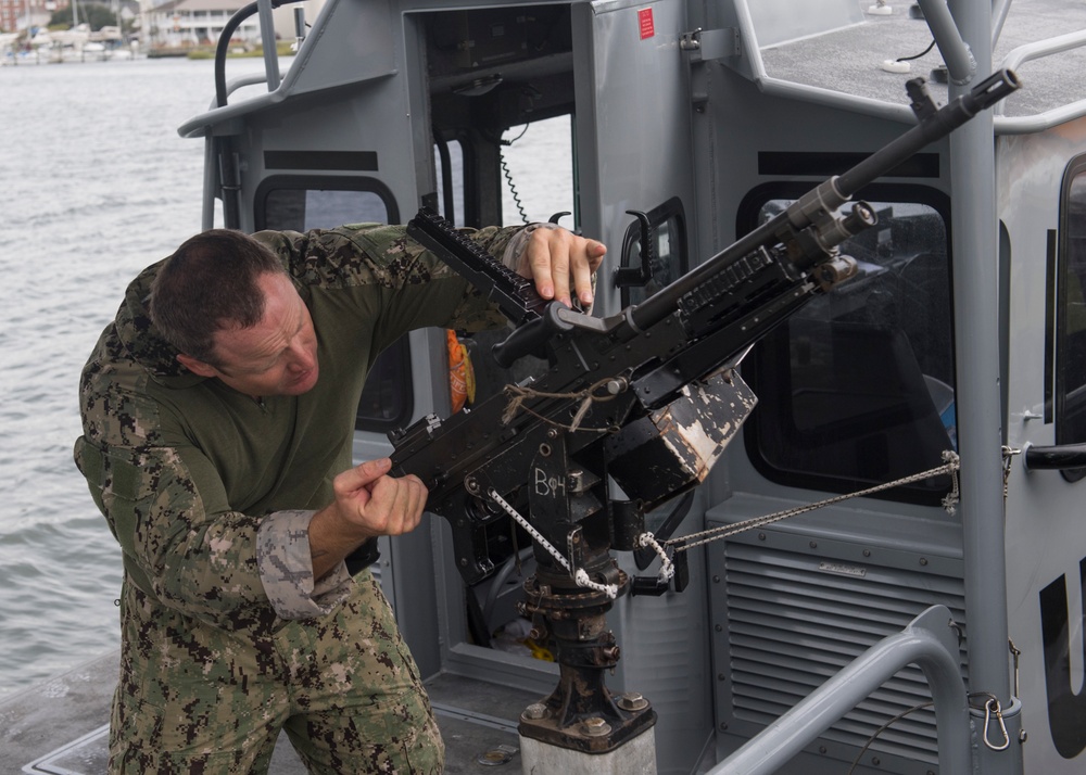 Coastal Riverine Squadron 10 Escorts USS Abraham Lincoln