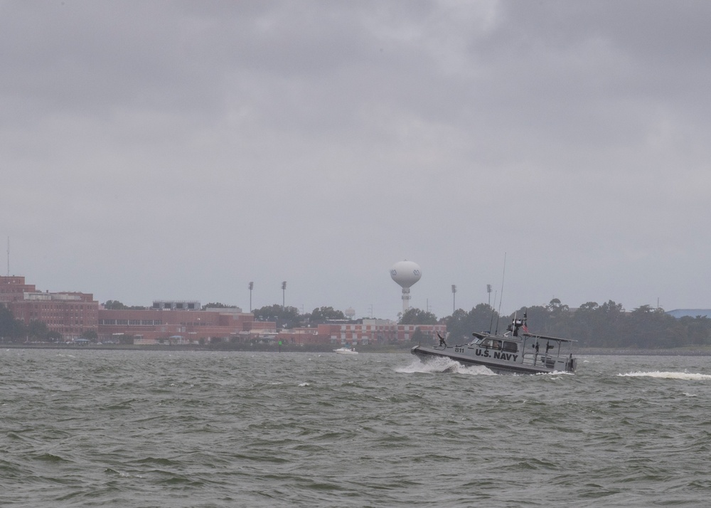 Coastal Riverine Squadron 10 Escorts USS Abraham Lincoln