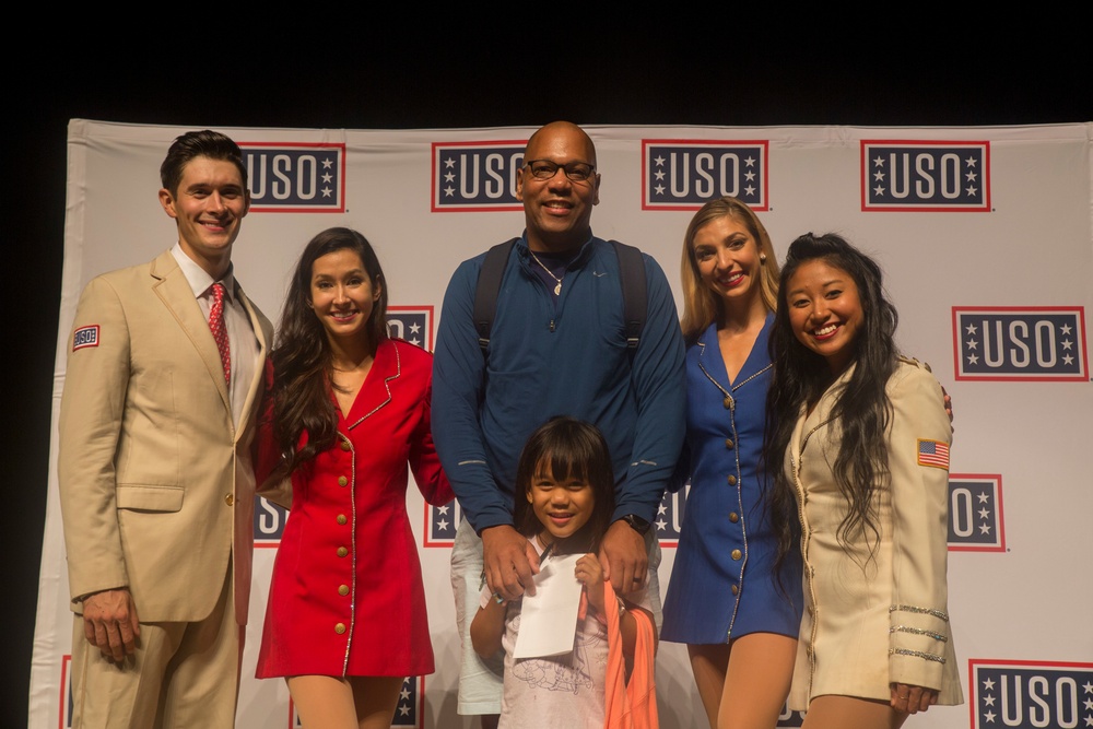 USO Show Troupe perform at MCAS Iwakuni