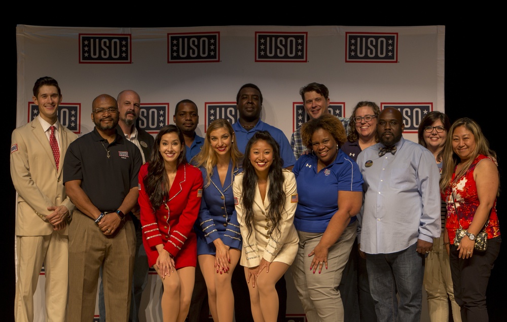 USO Show Troupe perform at MCAS Iwakuni