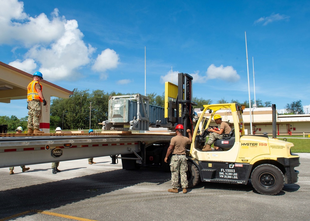 Navy Cargo Handling Battalion 1 Transports Munitions