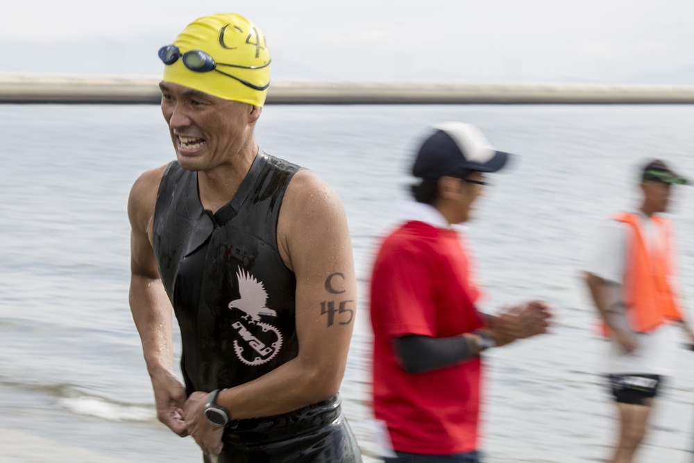 MCAS Iwakuni builds bonds through swimming, bicycling, running