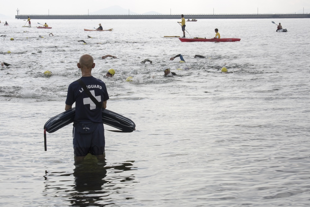 MCAS Iwakuni builds bonds through swimming, bicycling, running