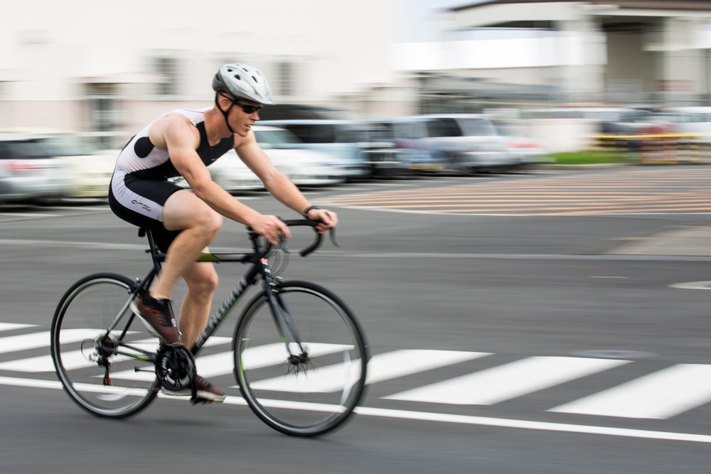 MCAS Iwakuni builds bonds through swimming, bicycling, running