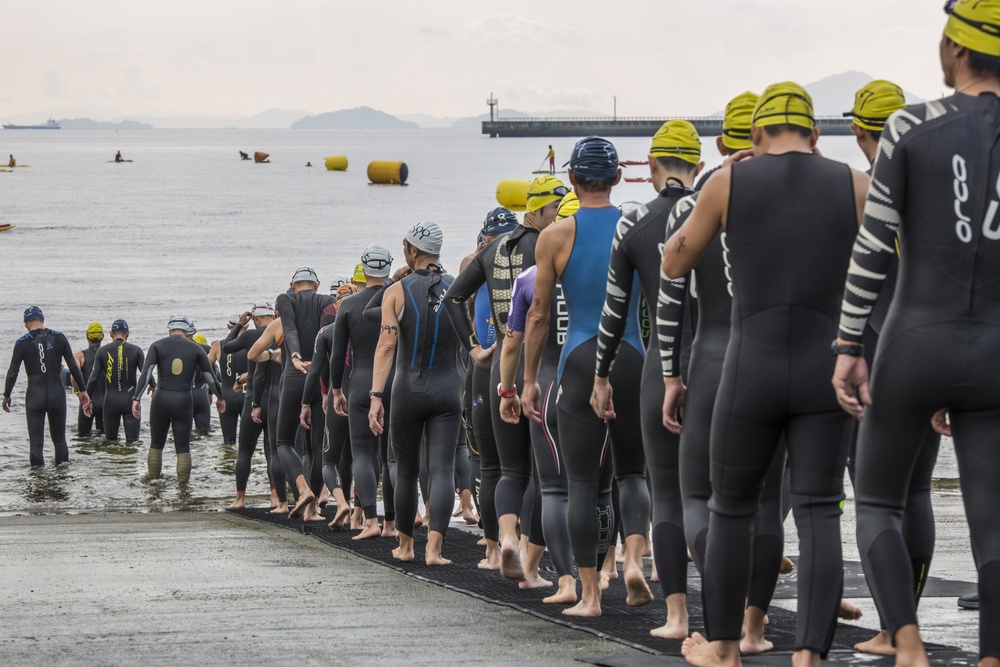 MCAS Iwakuni builds bonds through swimming, bicycling, running