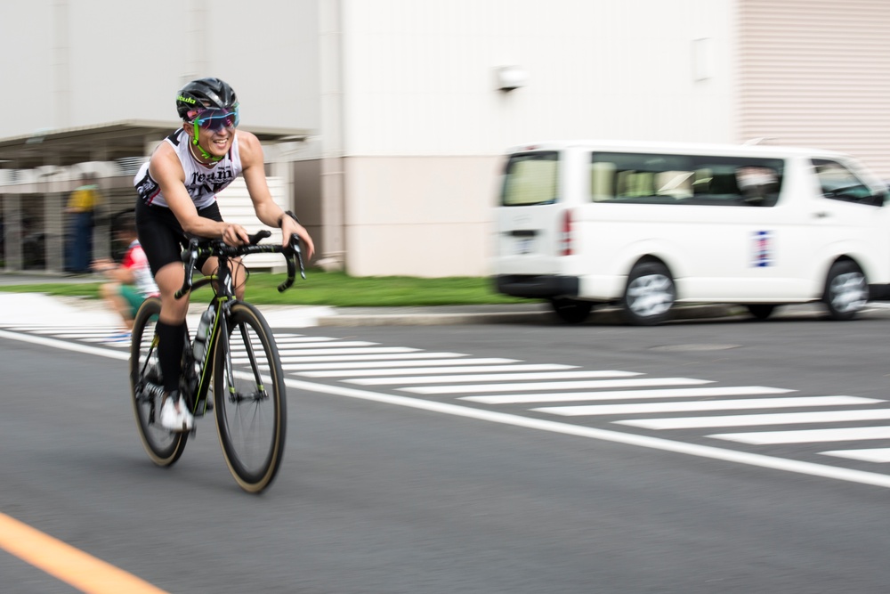 MCAS Iwakuni builds bonds through swimming, bicycling, running