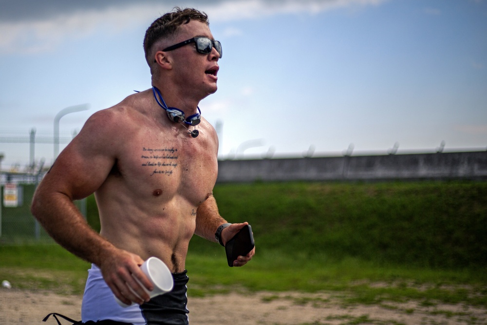 MCAS Iwakuni builds relationships through swimming, bicycling, running