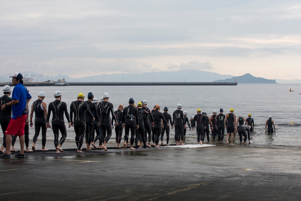 MCAS Iwakuni builds bonds through swimming, bicycling, running