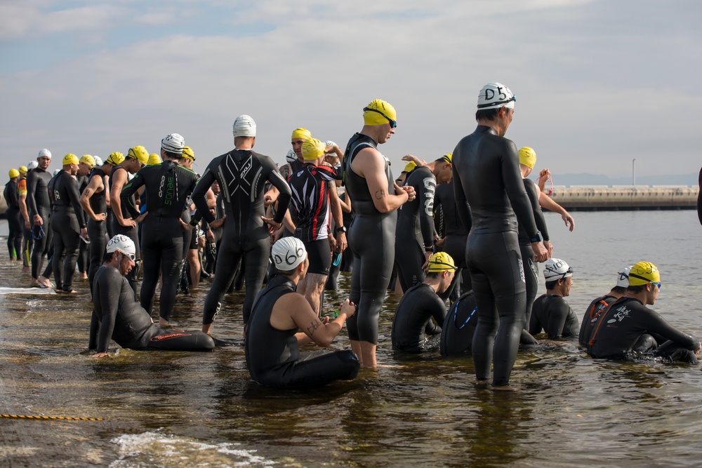 MCAS Iwakuni builds bonds through swimming, bicycling, running