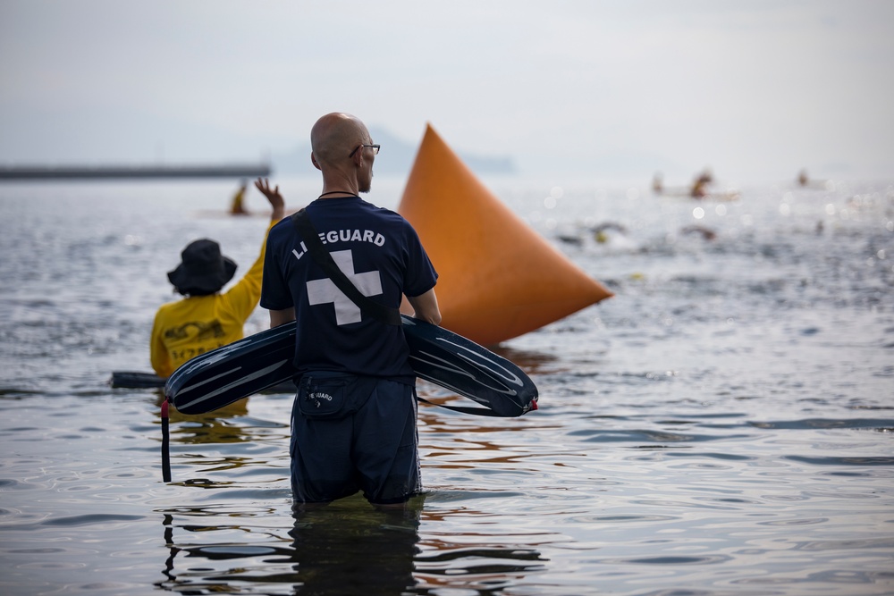 MCAS Iwakuni builds bonds through swimming, bicycling, running