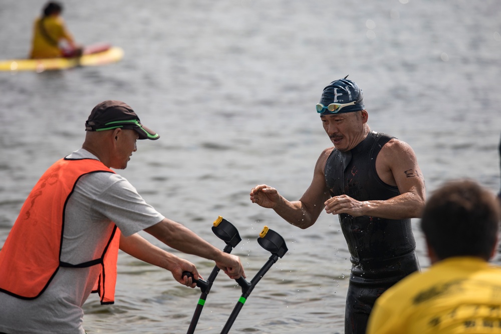 MCAS Iwakuni builds bonds through swimming, bicycling, running