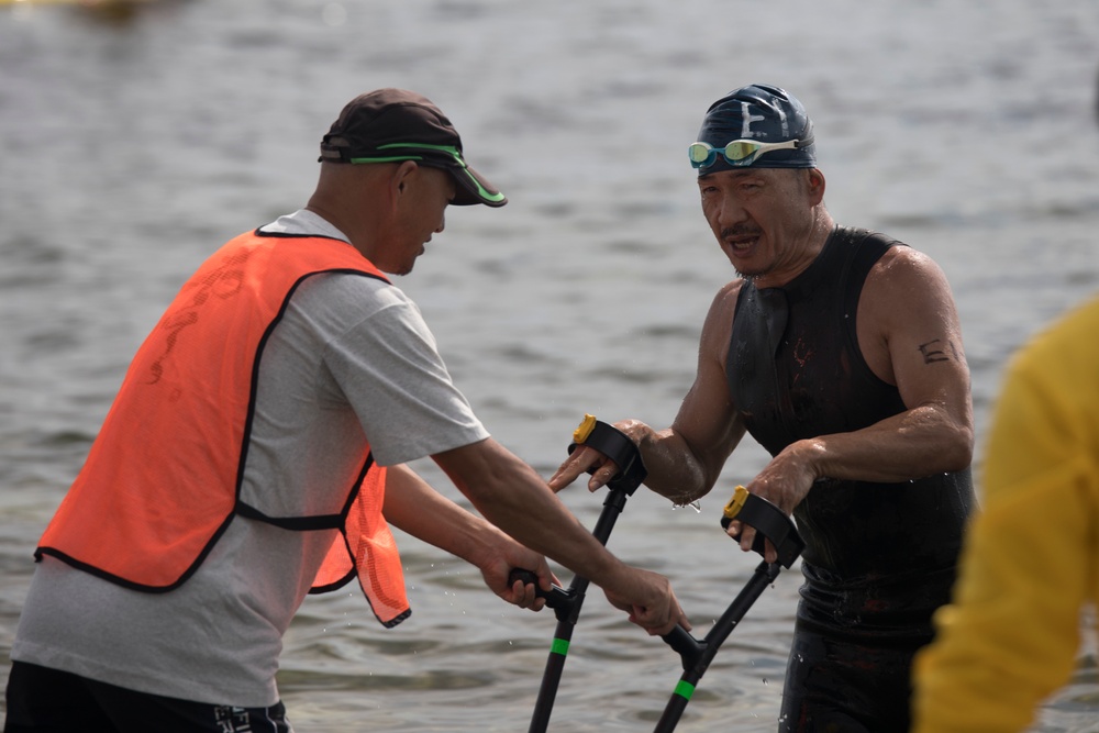 MCAS Iwakuni builds bonds through swimming, bicycling, running