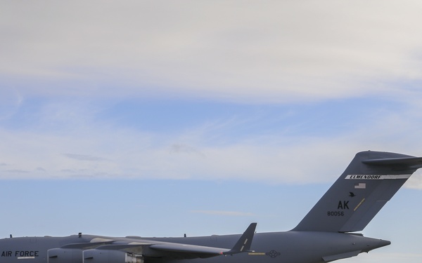 Alaska National Guard conducts airlift operations in response to hurricane