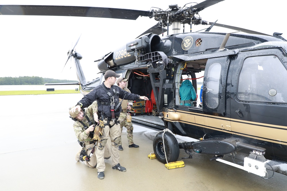 Air and Marine Operations (AMO), recovery relief efforts in Raleigh North Carolina
