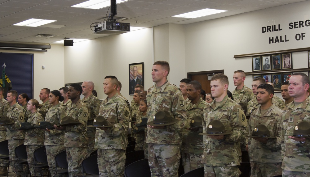 U.S. Army Drill Sergeant Academy Course Graduation