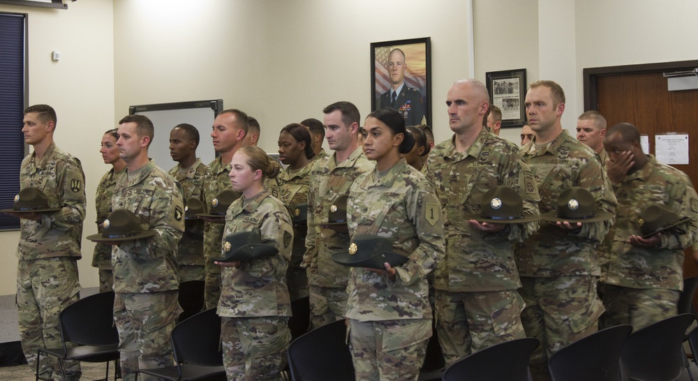 U.S. Army Drill Sergeant Academy Course Graduation