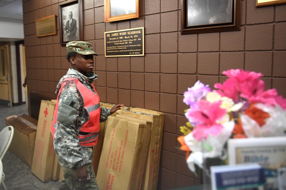 National Guardsmen Help in the Aftermath of Hurricane Florence