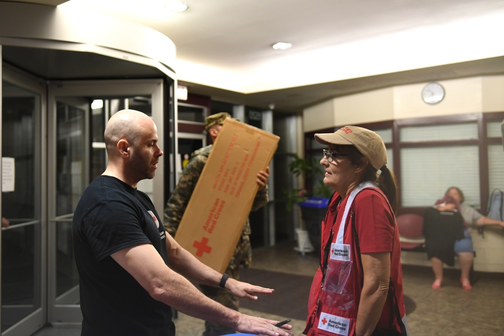 National Guardsmen Help in the Aftermath of Hurricane Florence