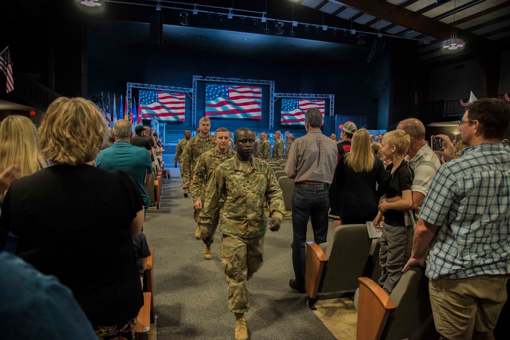 Soldiers of 1-174th Air Defense Artillery Regiment deploy to National Capital Region